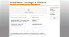 Desktop Screenshot of catalogazionelibri.eu